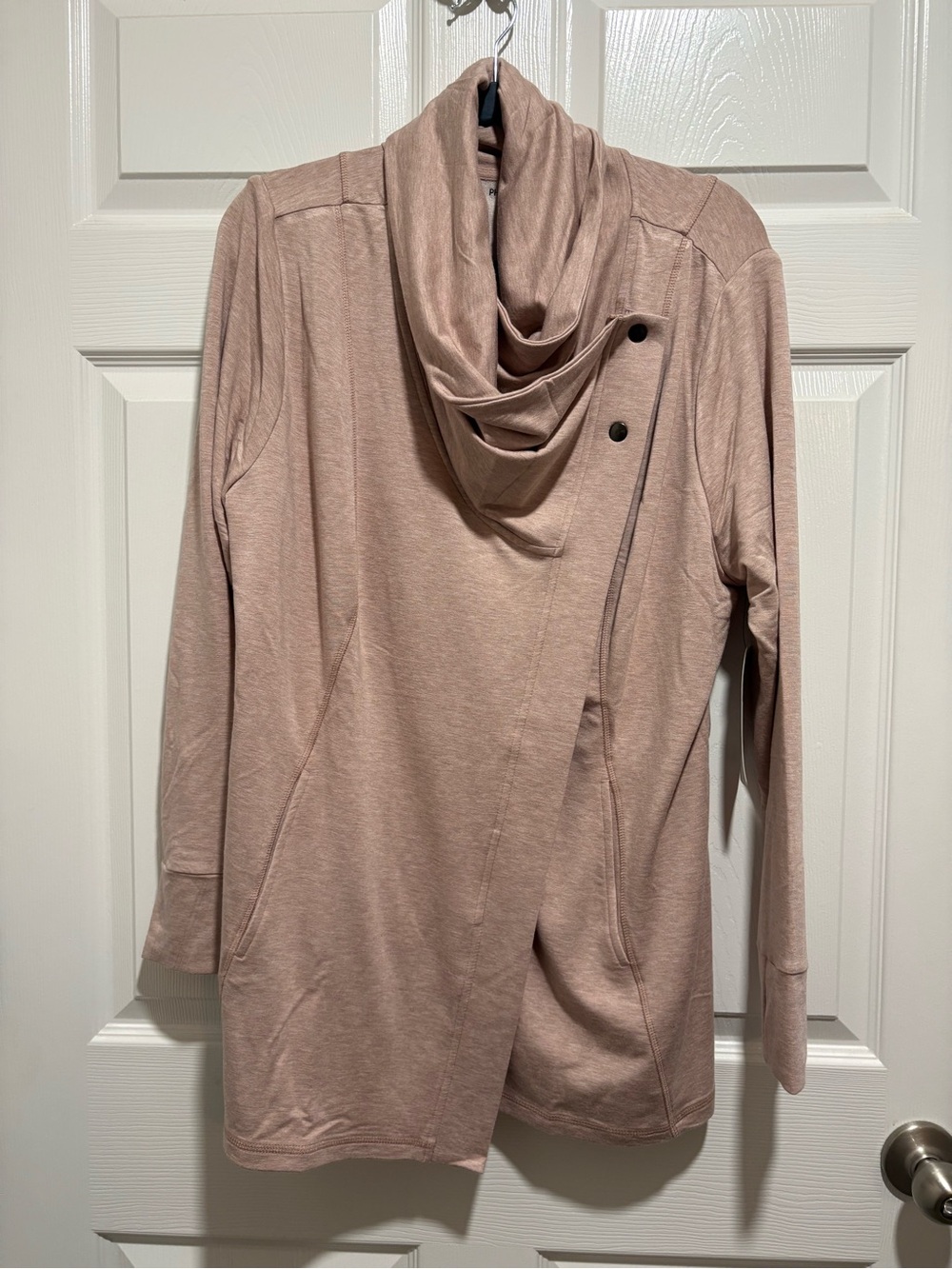 Phoenix Tan Florence Cozy Draped Cowl-Neck Wrap Top Size 1X NWT - Picture 3 of 14